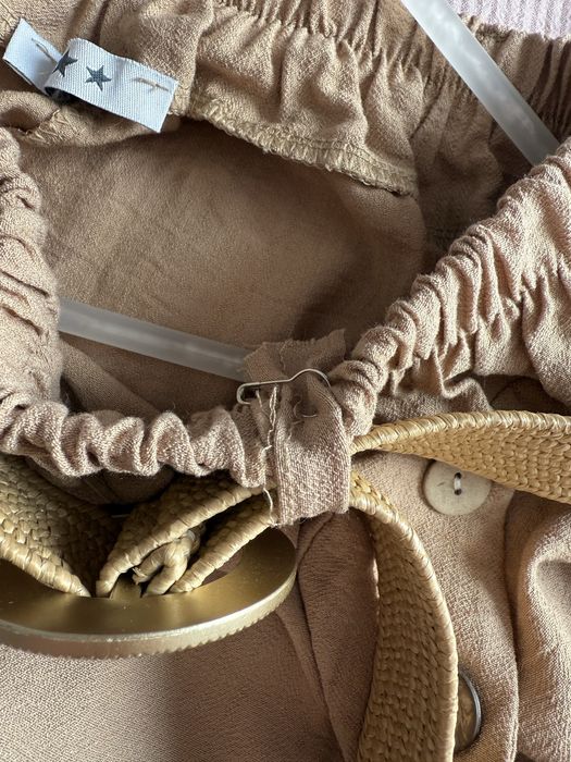 Długa spódnica, na gumkę, kieszenie, wiskoza