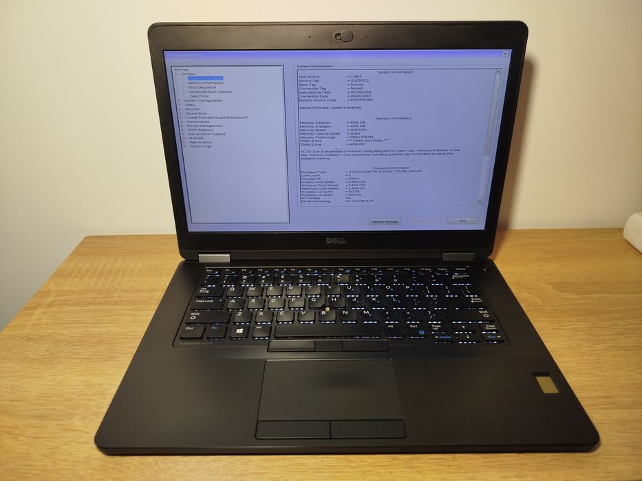 Laptop Dell latitude E5470 i5-6Gen do naprawy albo na części