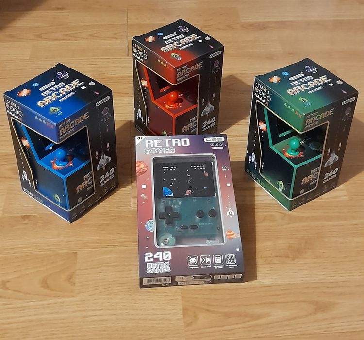 Consola Retro Gamer/Mini Arcade Retro - 240 Jogos (ARTIGO NOVO/SELADO)