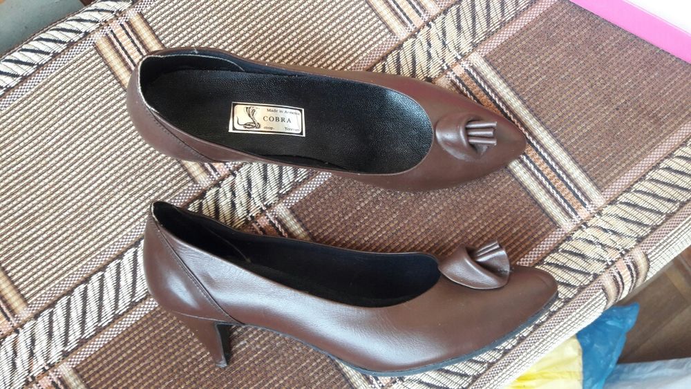 Туфли коричневые