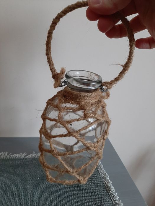 Wazonik butelka boho dekoracja