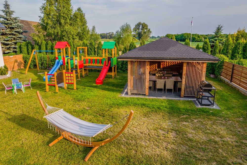 DOMKI DREWNIANE AHOI JANTAR domek Wakacje nad morzem MORZE gm Stegna