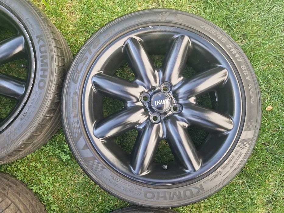 Felgi MINI Cooper S 17" 4x100 + opony 205/45 R17 Kumho – komplet