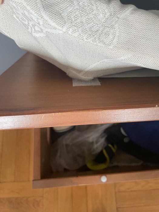 Drewniana skrzynia ikea kufer