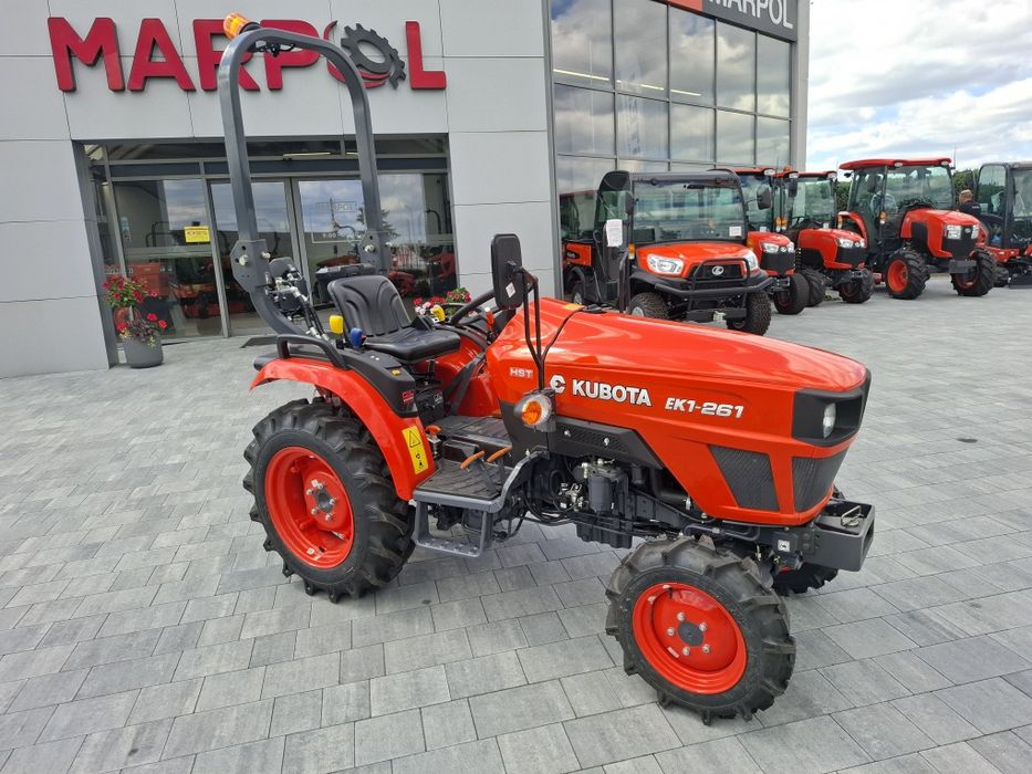 OFERTA LIMITOWANA!  Kubota EK1-261 HST, 4x4 Mikrociągnik ogrodniczy