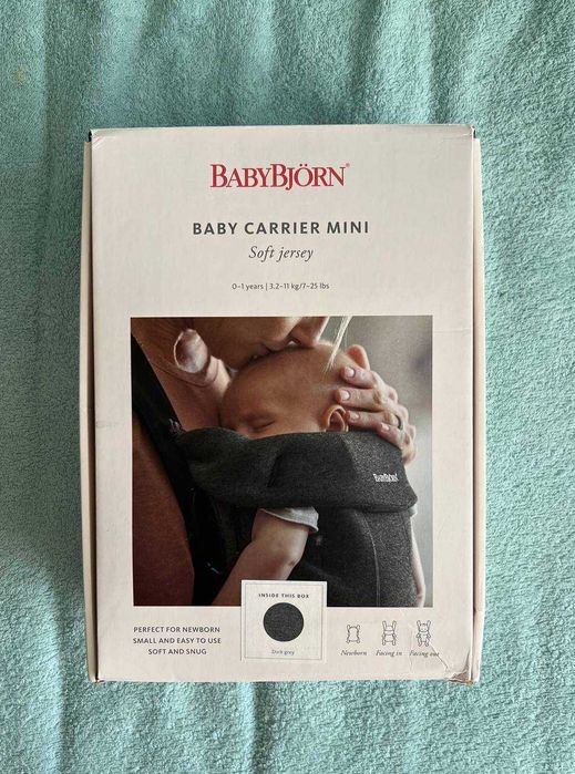 Ерго-рюкзак / Рюкзак-кенгуру для немовлят BabyBjorn MINI 3D Jersey Light Grey