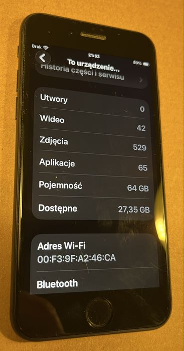 Iphone SE2020 (2gen) 100% sprawny zadbany ładny