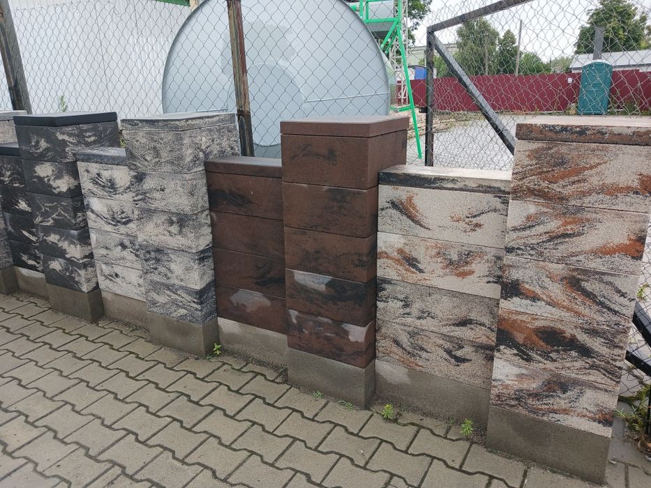 Модульний блок, парканні блоки, цегла Рваний камінь, євроблок