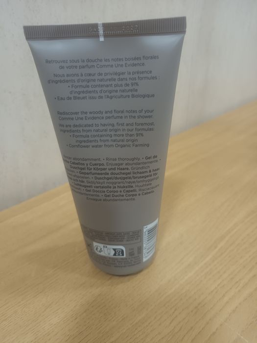 Gel duche e cabelo Comme Une Evidence homem