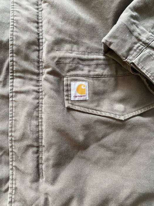 Парка carhartt hickman coat cyprees green
