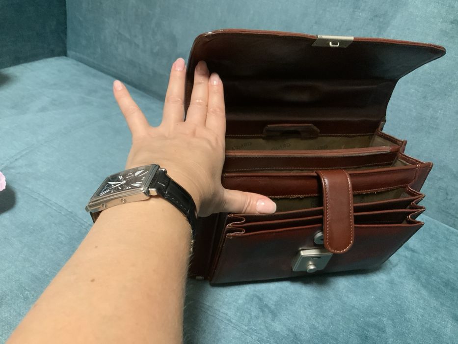 Шкіряні чоловічі сумки - барсетка