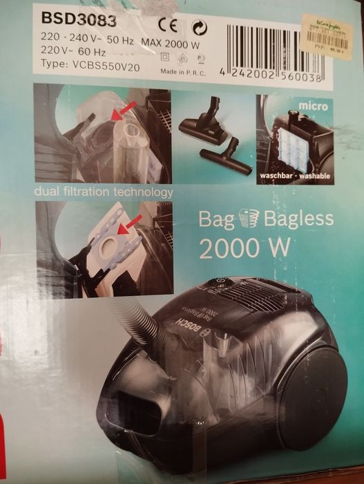 Saco para aspirador bosh431196456679516161