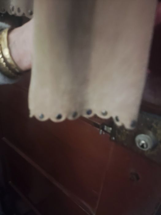 Lindo casaco em pele