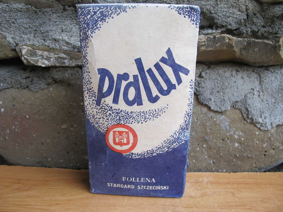 Stary proszek do prania_PRALUX 600 g_Pollena Stargard 1969 r.