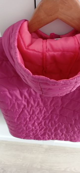 kurtka wiosenna-jesienna różowa 146-152