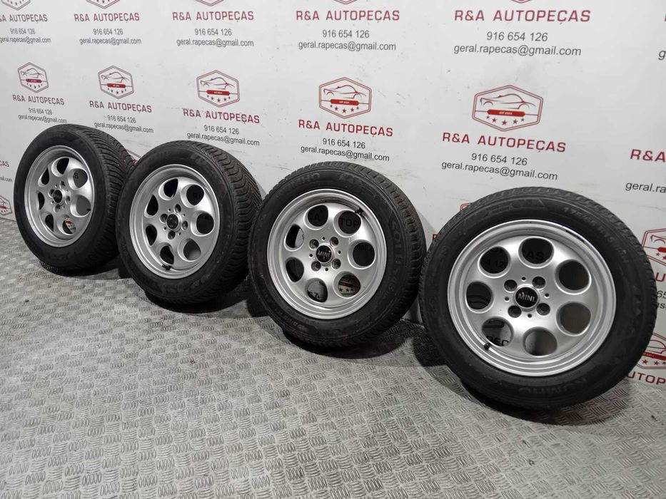Conjunto Jantes Mini R50 R52 R53 15 Polegadas 2001 a 2008 Originais