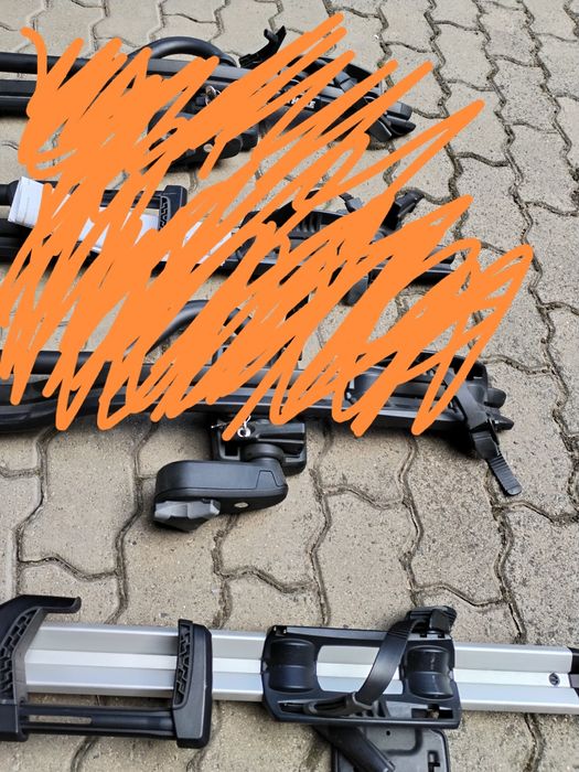 Bagażnik rowerowy thule na dach 598