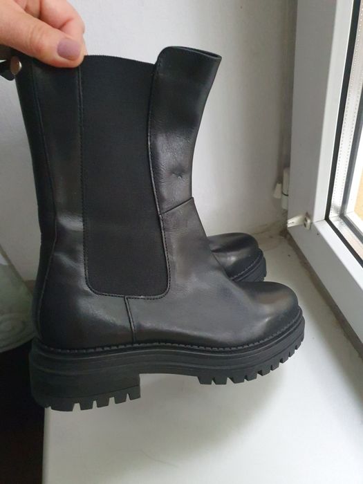 Stokholm skórzane botki 38
