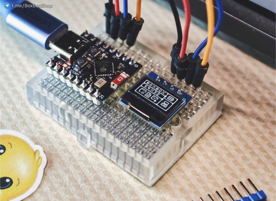 0.49 OLED дисплеї I2C 64x32, SSD1306