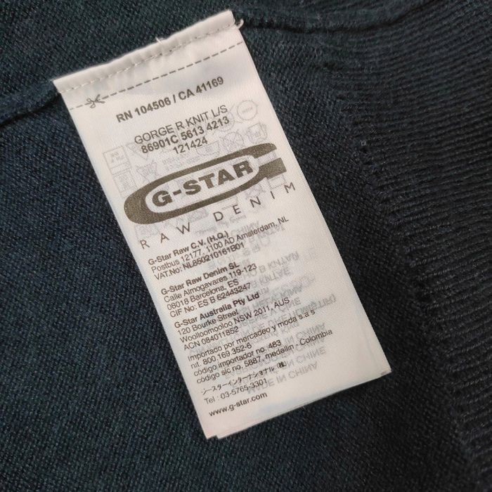 G-Star Raw Gorge Sweterek Damski Logo r. M
