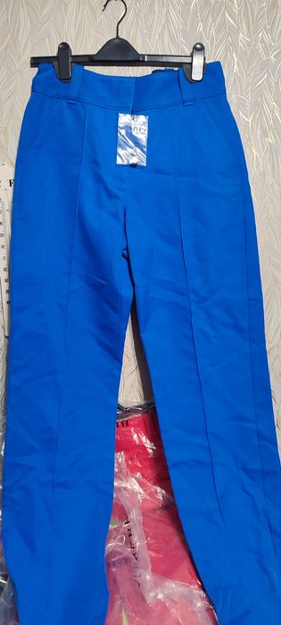 Burberry штани червоні сині. Оригінал. Розмір 12, М, 46 Високий зріст.