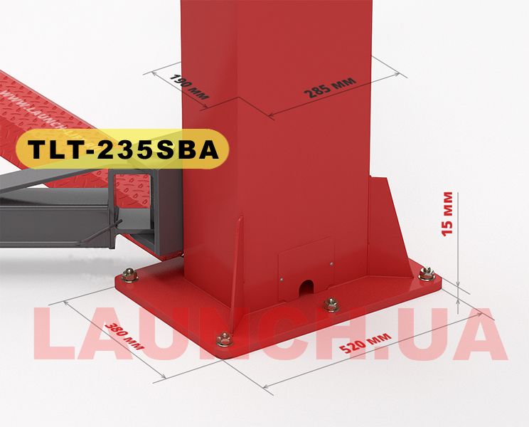 Подъемник для СТО автомобильный TLT-235SBA LAUNCH двухстоечный