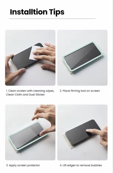 Защитное стекло Ugreen iPhone 17 Pro Max, 17 Pro, 17 Air, без черной рамки, 2 шт