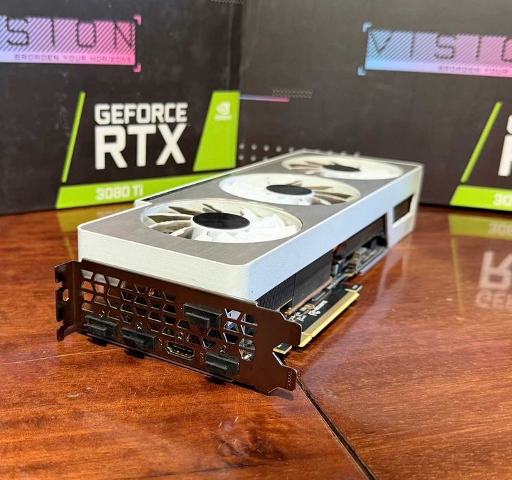 3шт в наличии! Видеокарты nvidia rtx 3080ti 12gb Gigabyte Vision oc white