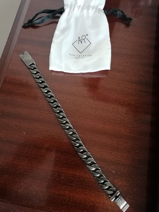 Pulseira NOVA aço ourivesaria