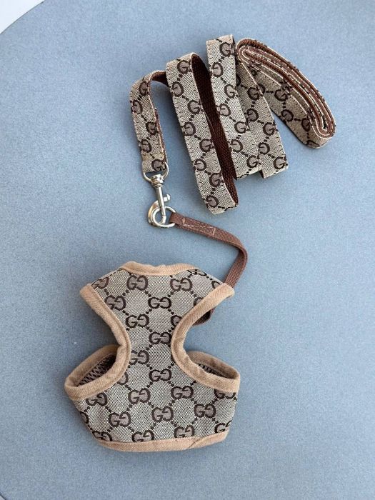 шлейка повідок амуніція для собак Gucci Louis Vuitton LV