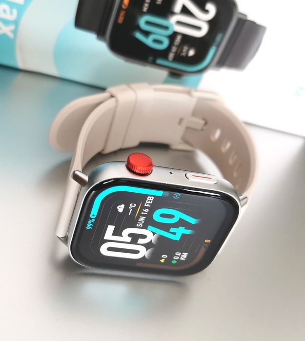 Nowy smartwatch z funkcją rozmowy Pomiar Sport Puls Kroki Sen PL menu