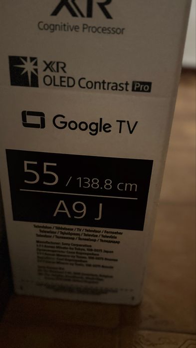 TV Sony A90J | BRAVIA XR OLED – Ideal para PS5 | Poucas Horas de Uso