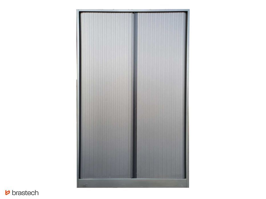 Szafa metalowa 195x120x45 cm zamykana z 66 pojemnikami 240x160x125 mm