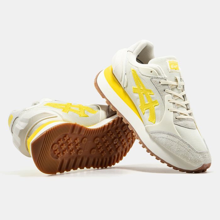 Кросівки Кроссовки Asics Onitsuka Tiger Moage CO White Yellow Кросовки повсякденні