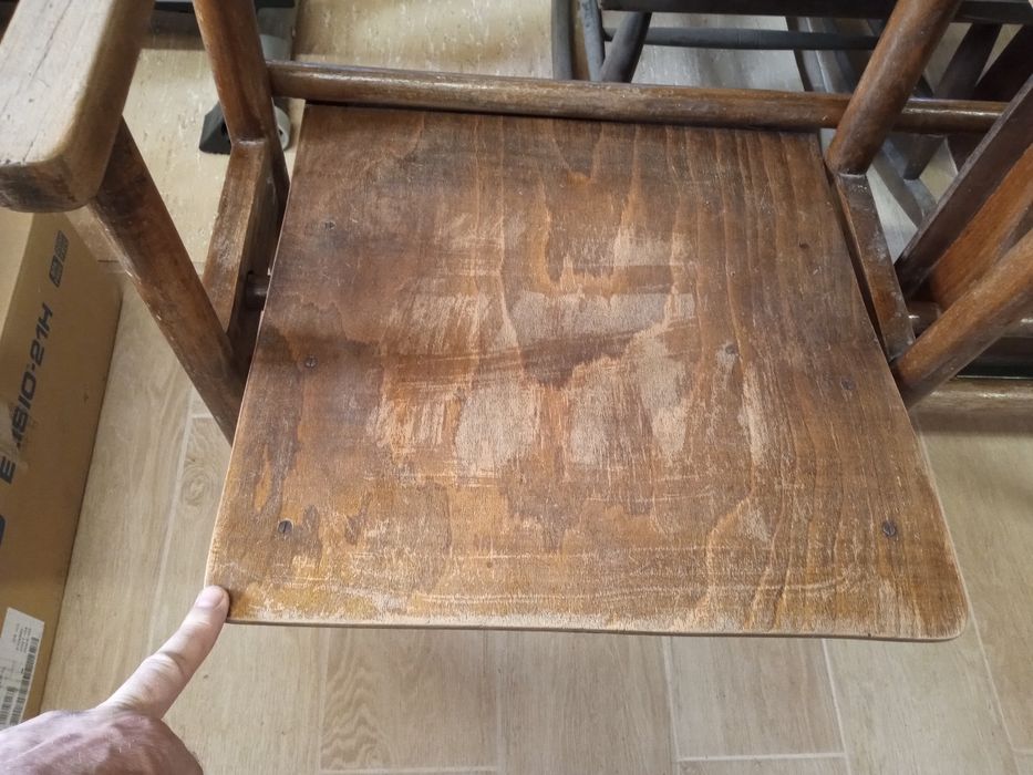 Krzesła kinowe - PRL