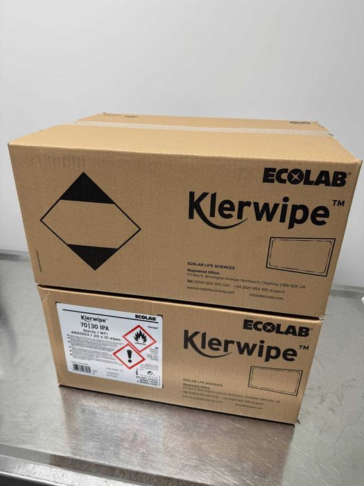 Klerwipe™ 70/30 Sterylne chusteczki w saszetce IPA Blended with WFI 6601003 Ecolab