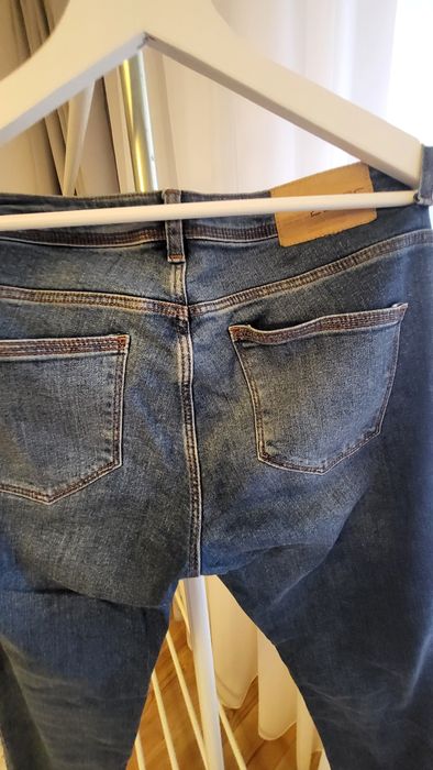 Spodnie premium jeansy skinny fit Zara r. 38 przetarcia rurki