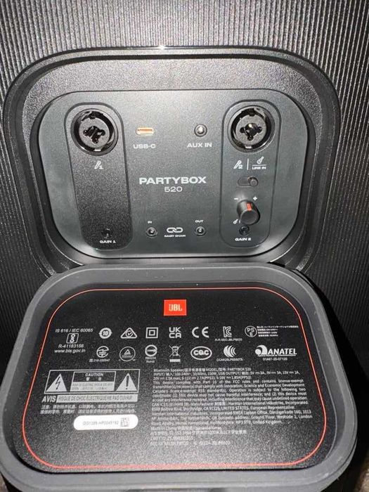 JBL PartyBox 520 (400W) – Stan idealny, Gwarancja, Komplet