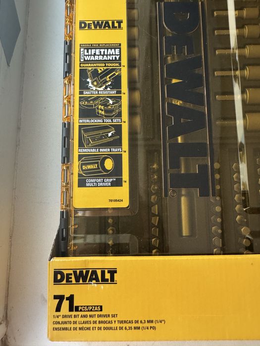 Dewalt 71 набір біт набор бит