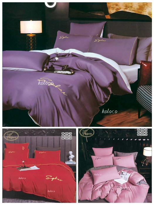 Постільна білизна Koloco сатин та фланель