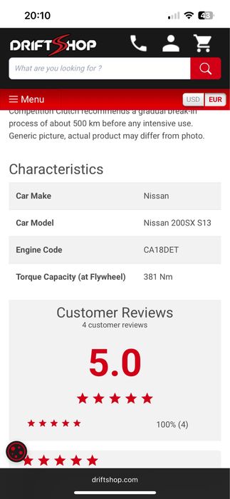 Embreagem Competition Clutch Stage 2 CA18DET Nissan 200sx