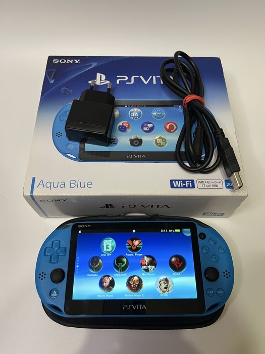 Ігрова приставка Sony PlayStation Vita PCH-2000 Slim Aqua Blue