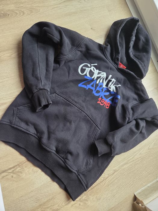 Bluza Górnik zabrze chłopięca czarna z kapturem Górnik 152