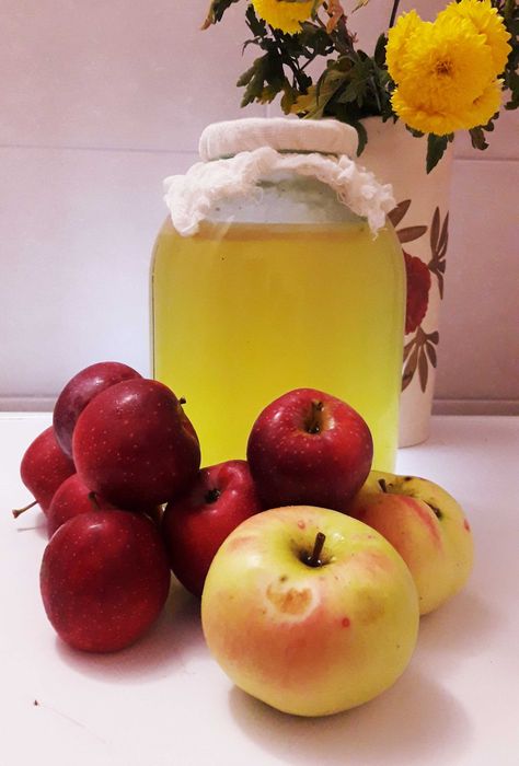 Уксус яблочный домашний