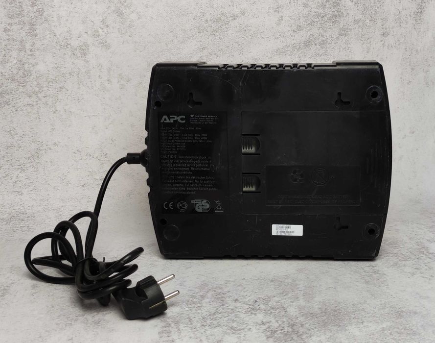 ДБЖ APC Back-UPS ES 550VA (BE550G-RS) (без АКБ) Б/В є кількість + Гарантія 12 місяців