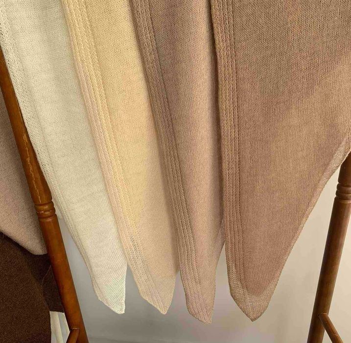 Бактус косинка Шаль Палантин Верблюденя 100%