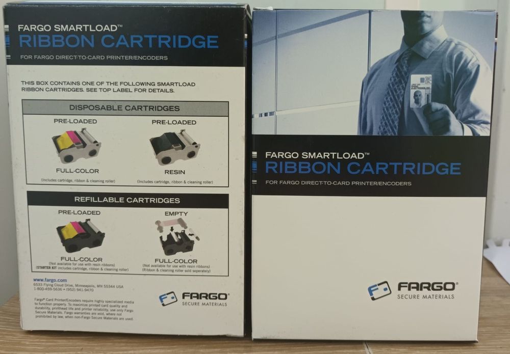 Cartucho Ribbon Fargo SmartLoad p/ impressora cartões