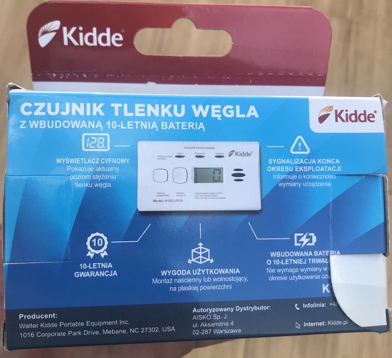 New Carbon Monoxide Alarm and Detector - KIDDE K10Lldco64750735429505123