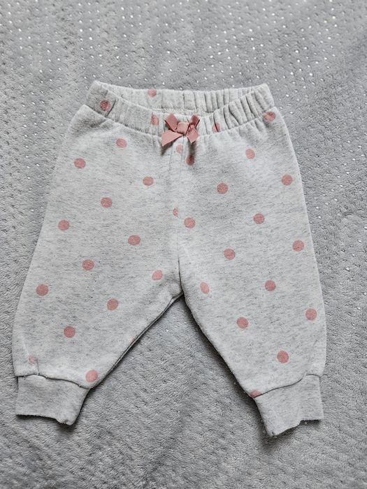 Spodnie dresy dla dziewczynki H&M rozmiar 56
