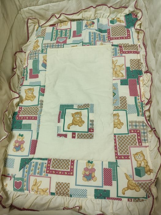 Cama/Berço tesoura para bebé, fecha fácil de transportar 80 cm x 50 cm